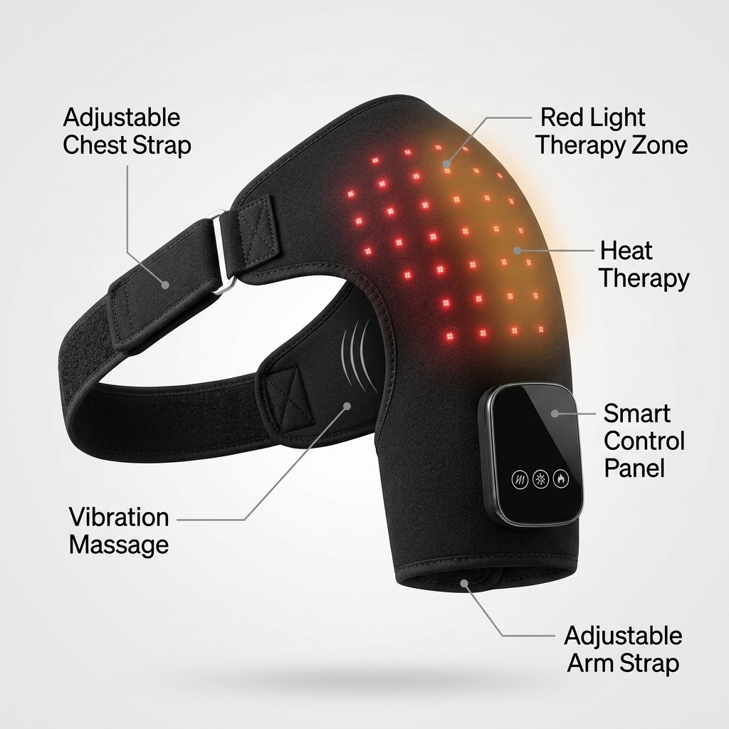 Heart Health™ 4-in-1 Shoulder Therapy Wrap